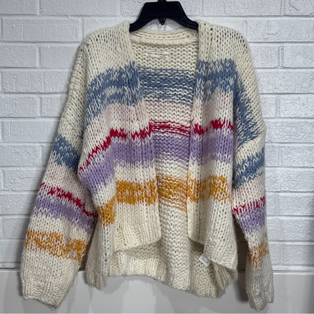 Anthropologie Multicolor Striped Women's Sweater
